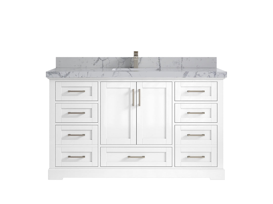 Boston 60 in. W x 22 in. D Single Sink Bathroom Vanity - Willow Bath and Vanity