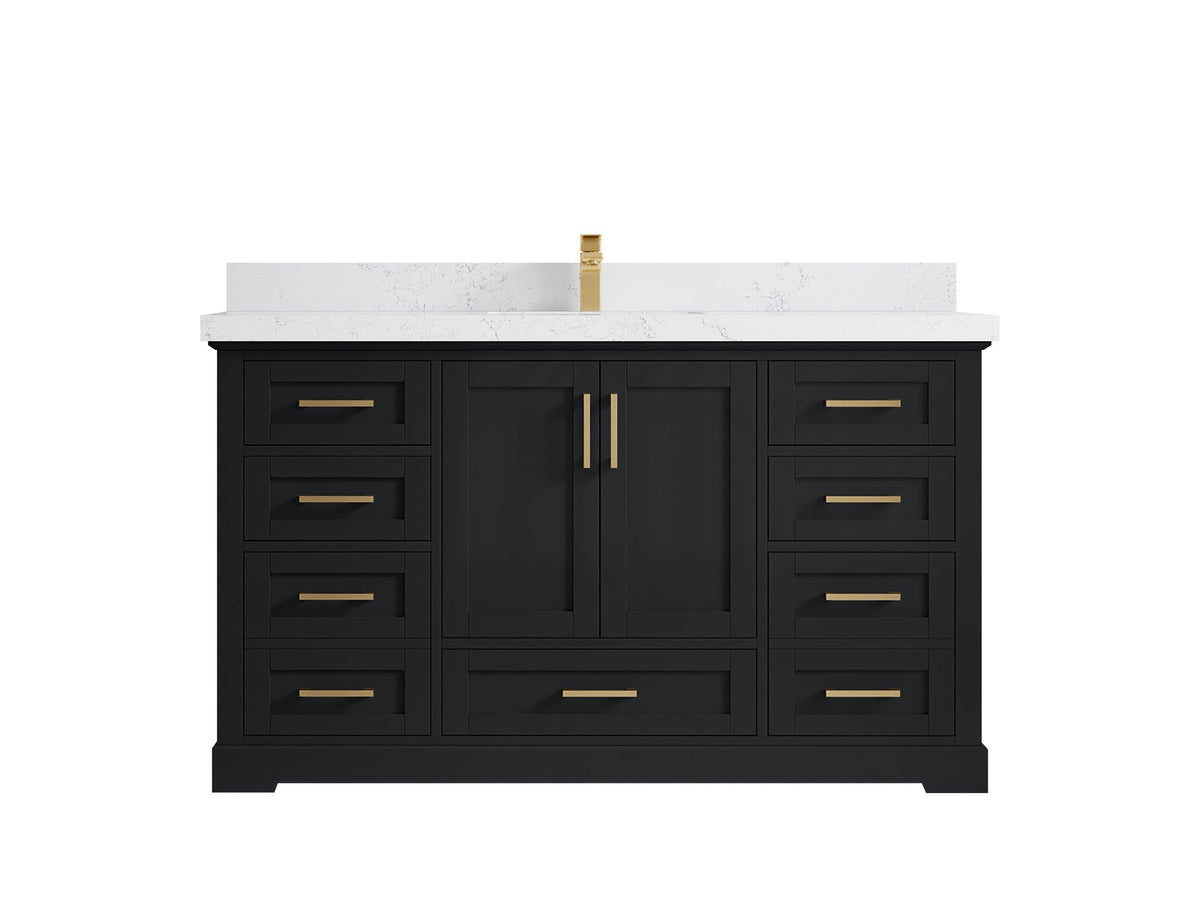 Boston 60 in. W x 22 in. D Single Sink Bathroom Vanity - Willow Bath and Vanity