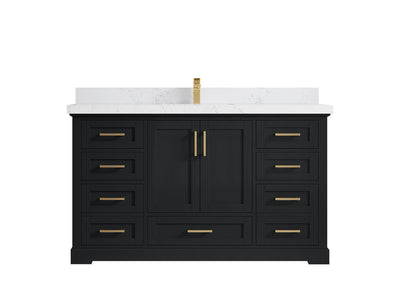 Boston 60 in. W x 22 in. D Single Sink Bathroom Vanity - Willow Bath and Vanity