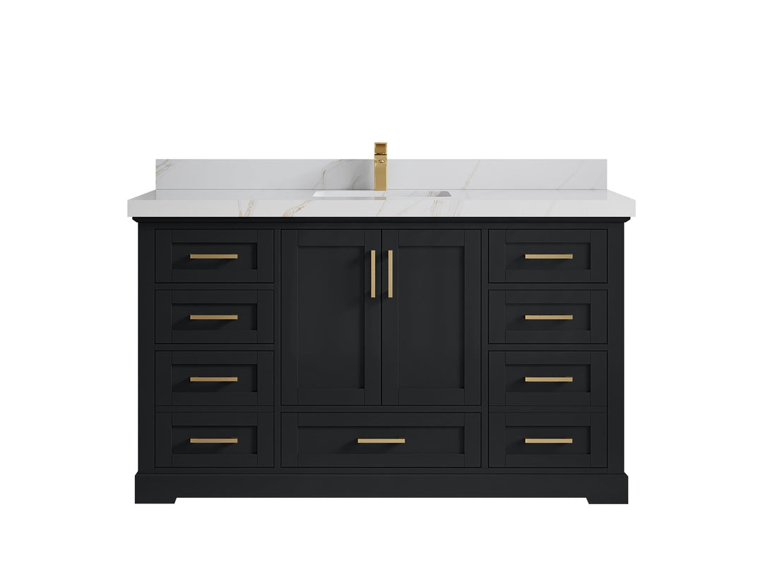 Boston 60 in. W x 22 in. D Single Sink Bathroom Vanity - Willow Bath and Vanity