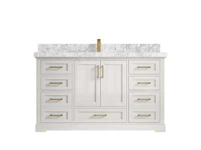 Boston 60 in. W x 22 in. D Single Sink Bathroom Vanity - Willow Bath and Vanity
