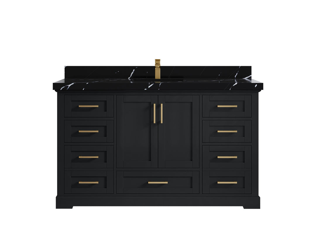 Boston 60 in. W x 22 in. D Single Sink Bathroom Vanity - Willow Bath and Vanity