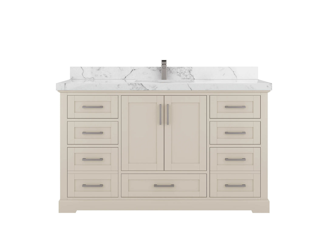 Boston 60 in. W x 22 in. D Single Sink Bathroom Vanity - Willow Bath and Vanity