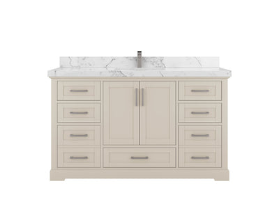 Boston 60 in. W x 22 in. D Single Sink Bathroom Vanity - Willow Bath and Vanity