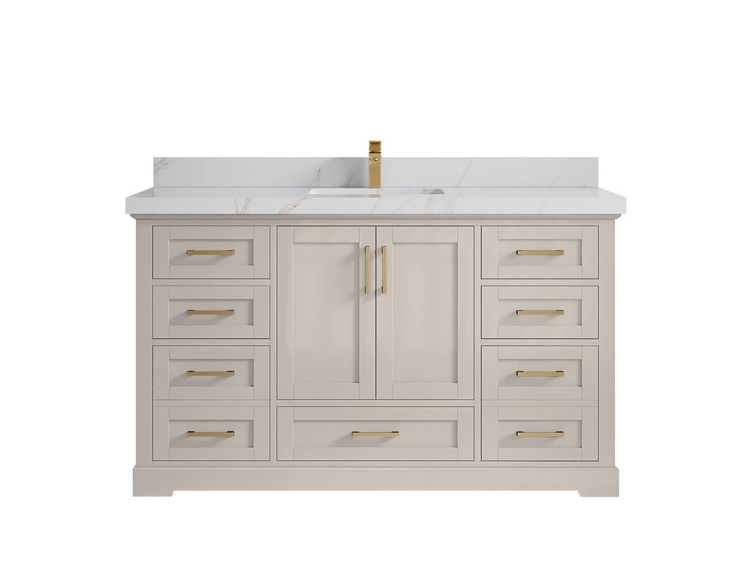 Boston 60 in. W x 22 in. D Single Sink Bathroom Vanity - Willow Bath and Vanity