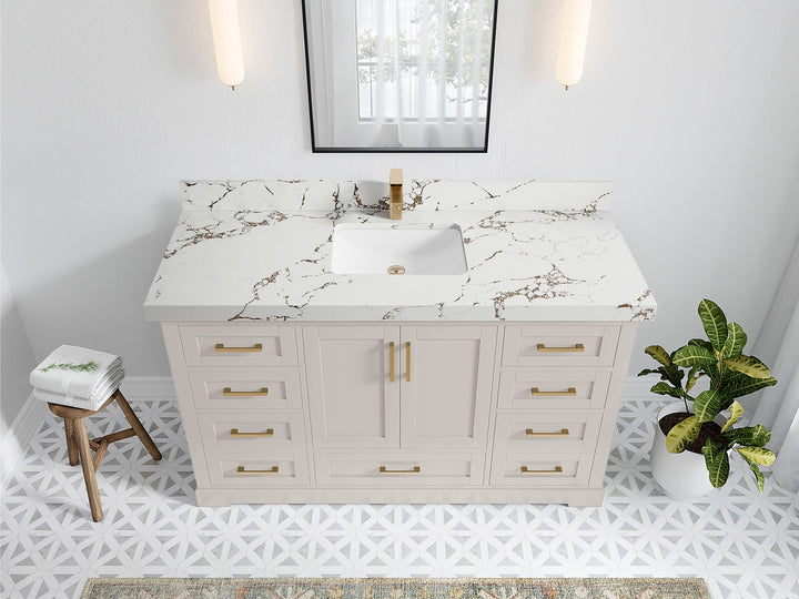 Boston 60 in. W x 22 in. D Single Sink Bathroom Vanity - photo 34