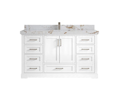 Boston 60 in. W x 22 in. D Single Sink Bathroom Vanity - photo 37