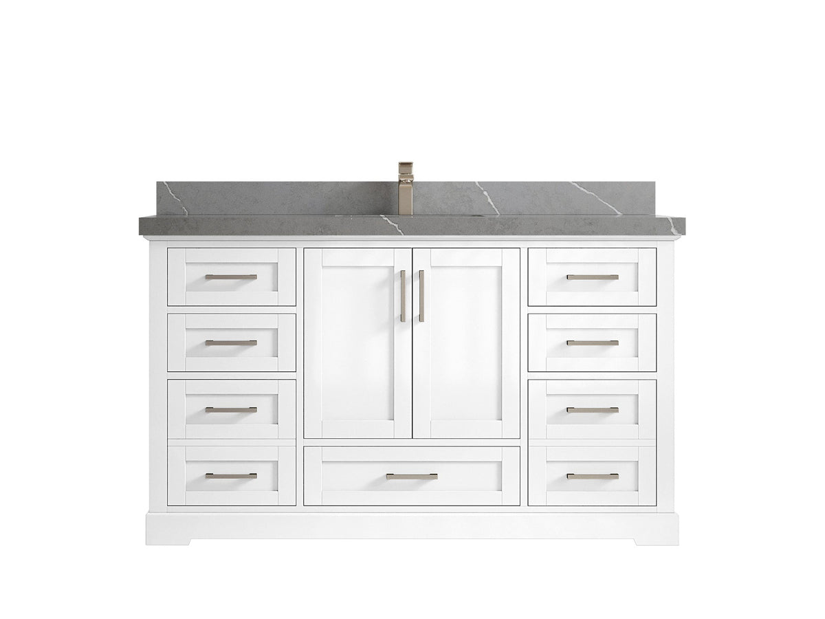Boston 60 in. W x 22 in. D Single Sink Bathroom Vanity - Willow Bath and Vanity