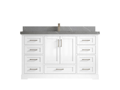 Boston 60 in. W x 22 in. D Single Sink Bathroom Vanity - Willow Bath and Vanity