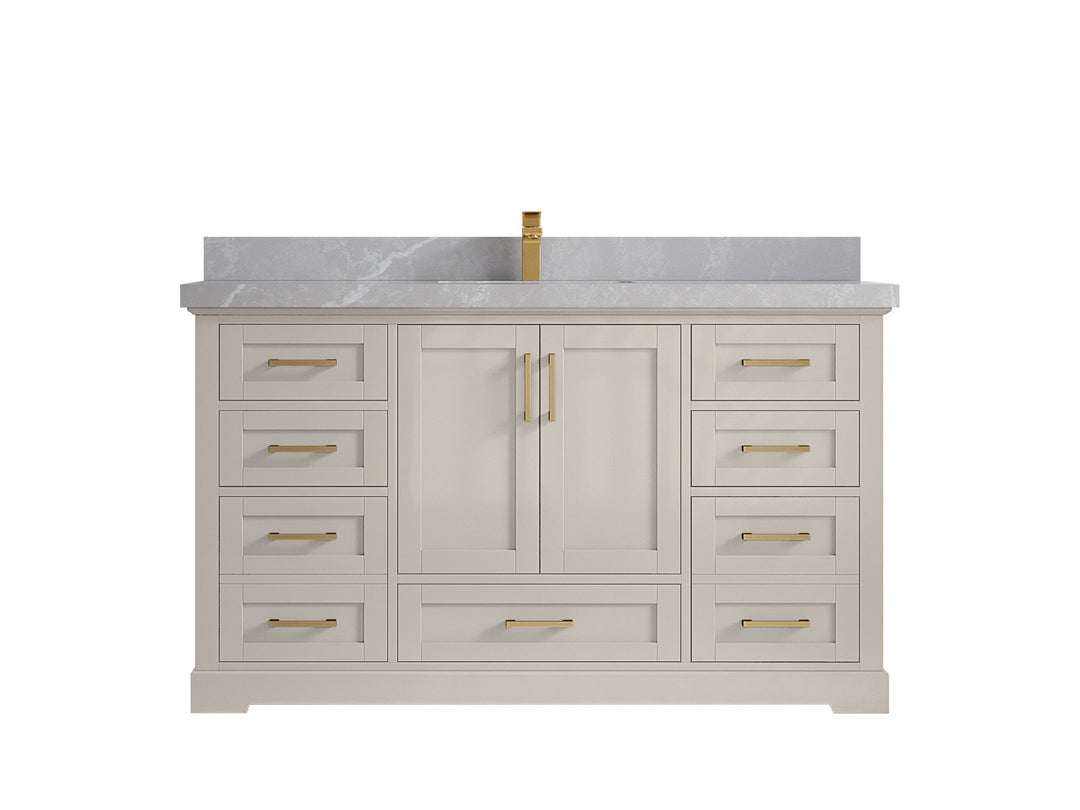 Boston 60 in. W x 22 in. D Single Sink Bathroom Vanity - Willow Bath and Vanity
