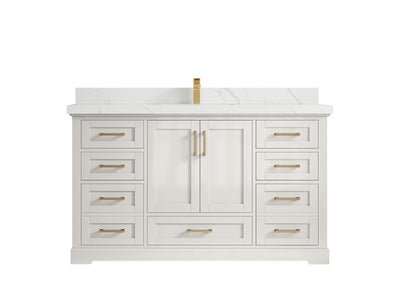 Boston 60 in. W x 22 in. D Single Sink Bathroom Vanity - Willow Bath and Vanity