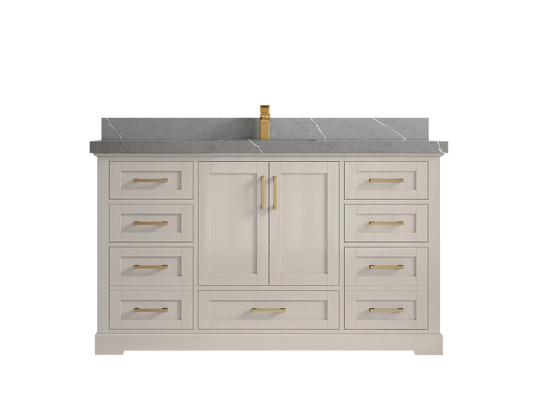 Boston 60 in. W x 22 in. D Single Sink Bathroom Vanity - Willow Bath and Vanity