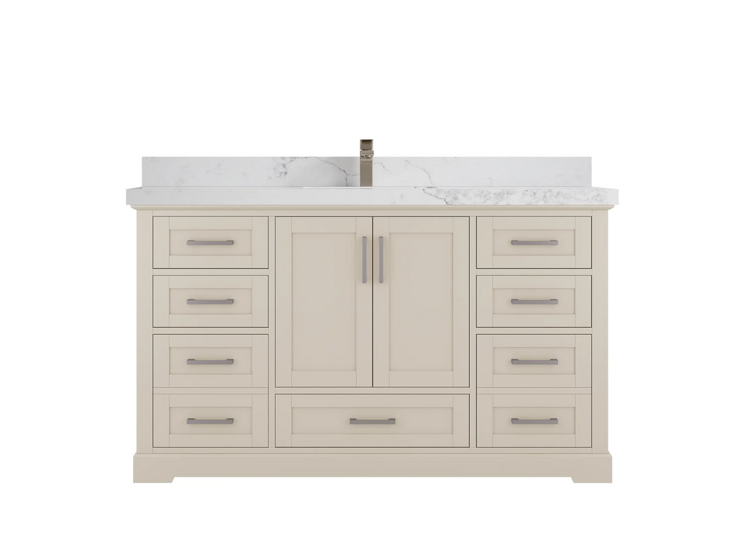 Boston 60 in. W x 22 in. D Single Sink Bathroom Vanity - Willow Bath and Vanity
