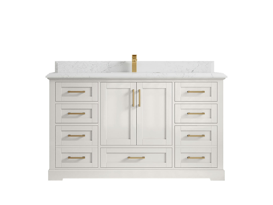 Boston 60 in. W x 22 in. D Single Sink Bathroom Vanity - Willow Bath and Vanity