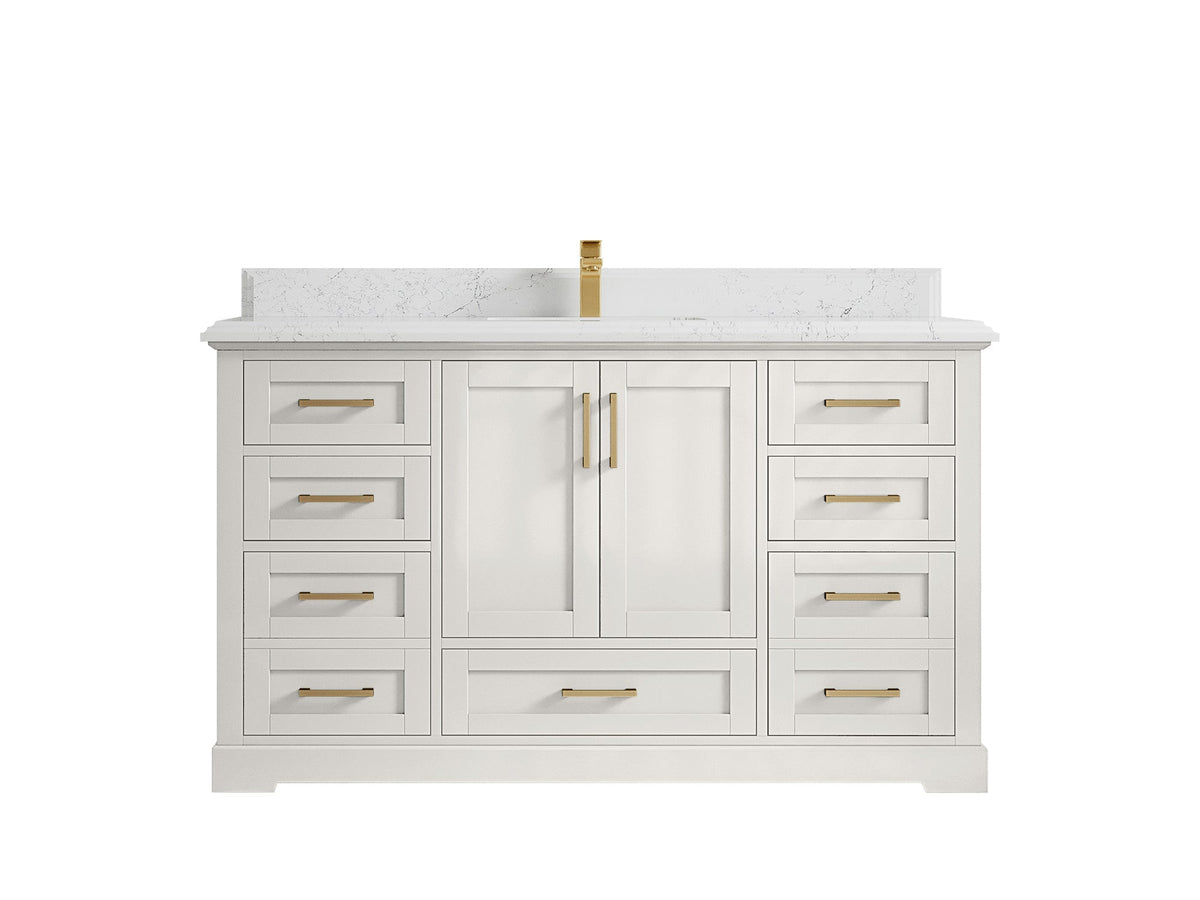 Boston 60 in. W x 22 in. D Single Sink Bathroom Vanity - Willow Bath and Vanity