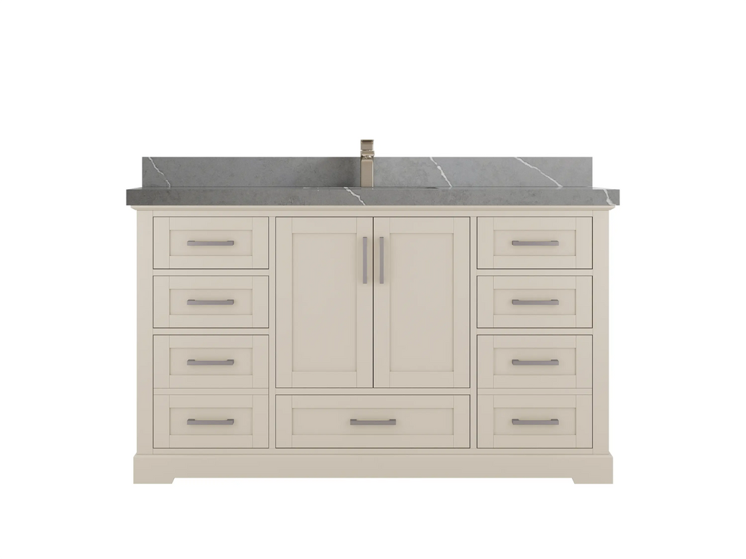 Boston 60 in. W x 22 in. D Single Sink Bathroom Vanity - Willow Bath and Vanity