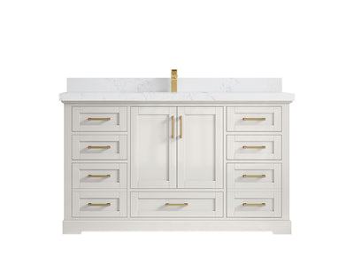 Boston 60 in. W x 22 in. D Single Sink Bathroom Vanity - Willow Bath and Vanity