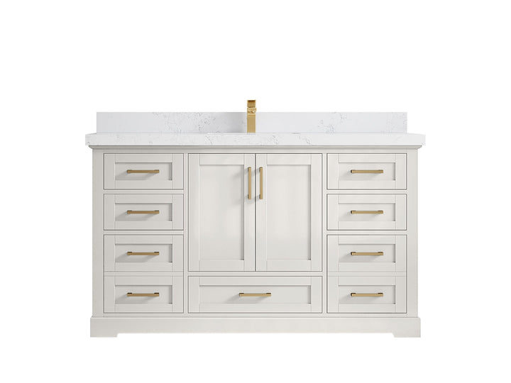 Boston 60 in. W x 22 in. D Single Sink Bathroom Vanity - photo 29