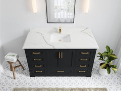 Boston 60 in. W x 22 in. D Single Sink Bathroom Vanity - photo 44