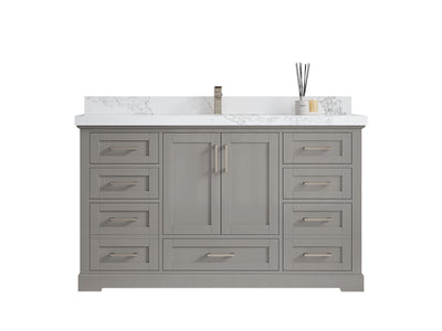 Boston 60 in. W x 22 in. D Single Sink Bathroom Vanity - Willow Bath and Vanity
