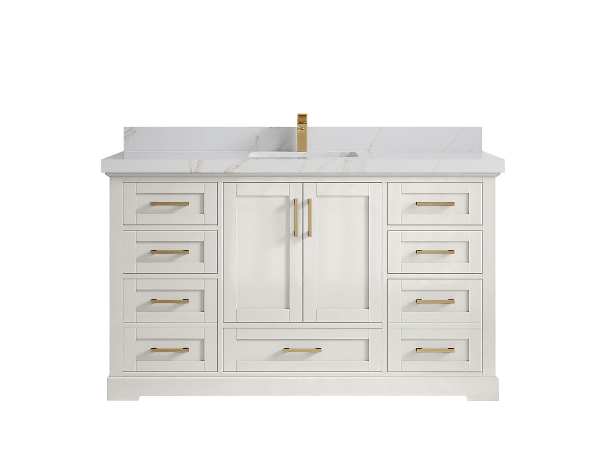 Boston 60 in. W x 22 in. D Single Sink Bathroom Vanity - Willow Bath and Vanity