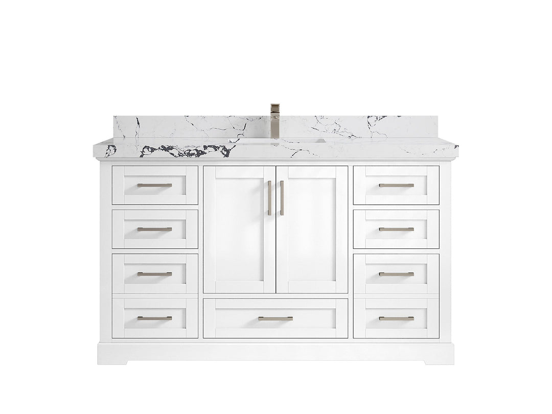 Boston 60 in. W x 22 in. D Single Sink Bathroom Vanity - Willow Bath and Vanity