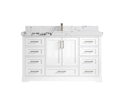 Boston 60 in. W x 22 in. D Single Sink Bathroom Vanity - Willow Bath and Vanity