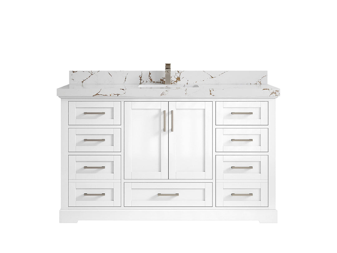 Boston 60 in. W x 22 in. D Single Sink Bathroom Vanity - Willow Bath and Vanity