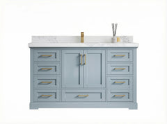 Boston 60 in. W x 22 in. D Single Sink Bathroom Vanity - photo 1
