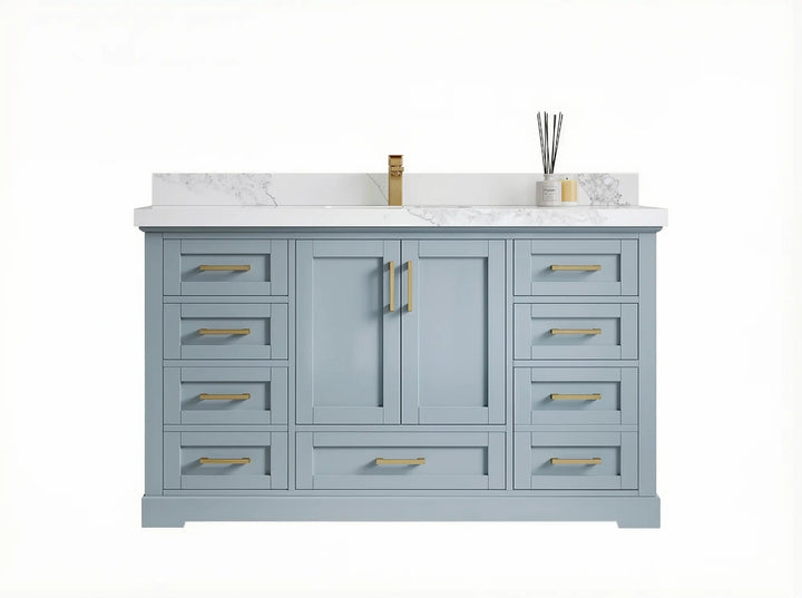 Boston 60 in. W x 22 in. D Single Sink Bathroom Vanity - photo 1