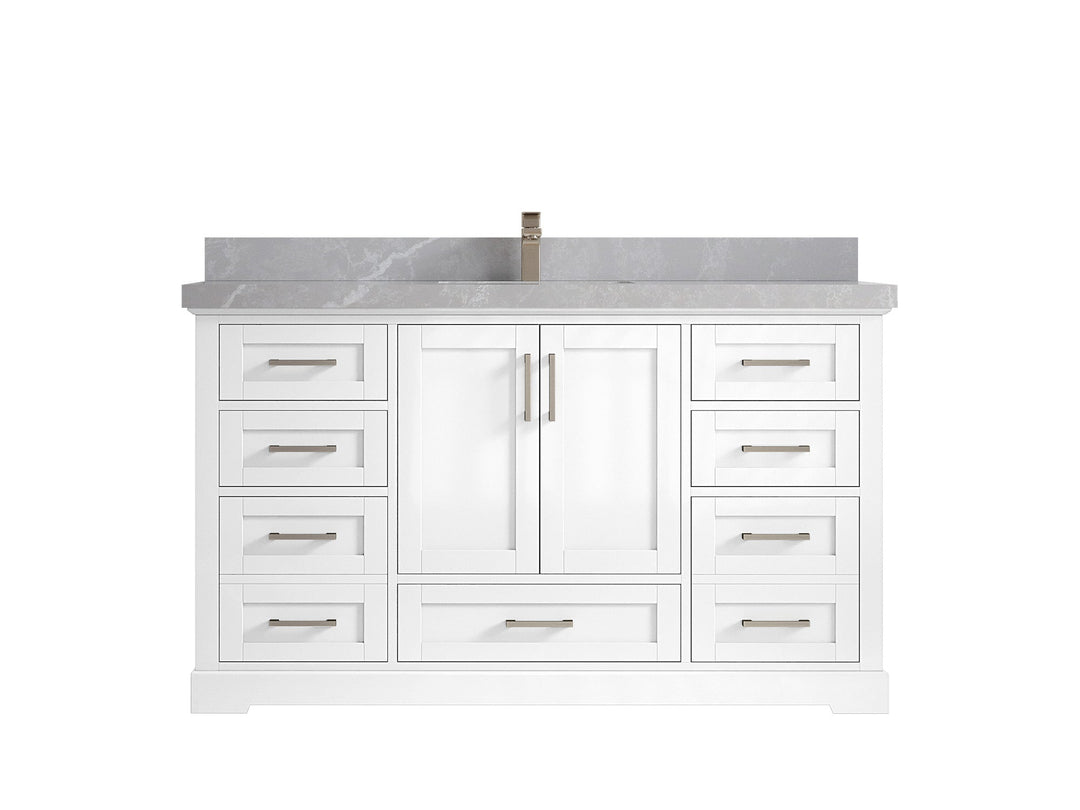 Boston 60 in. W x 22 in. D Single Sink Bathroom Vanity - Willow Bath and Vanity