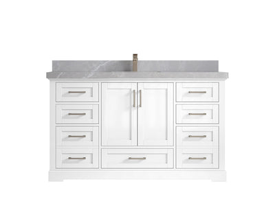 Boston 60 in. W x 22 in. D Single Sink Bathroom Vanity - Willow Bath and Vanity