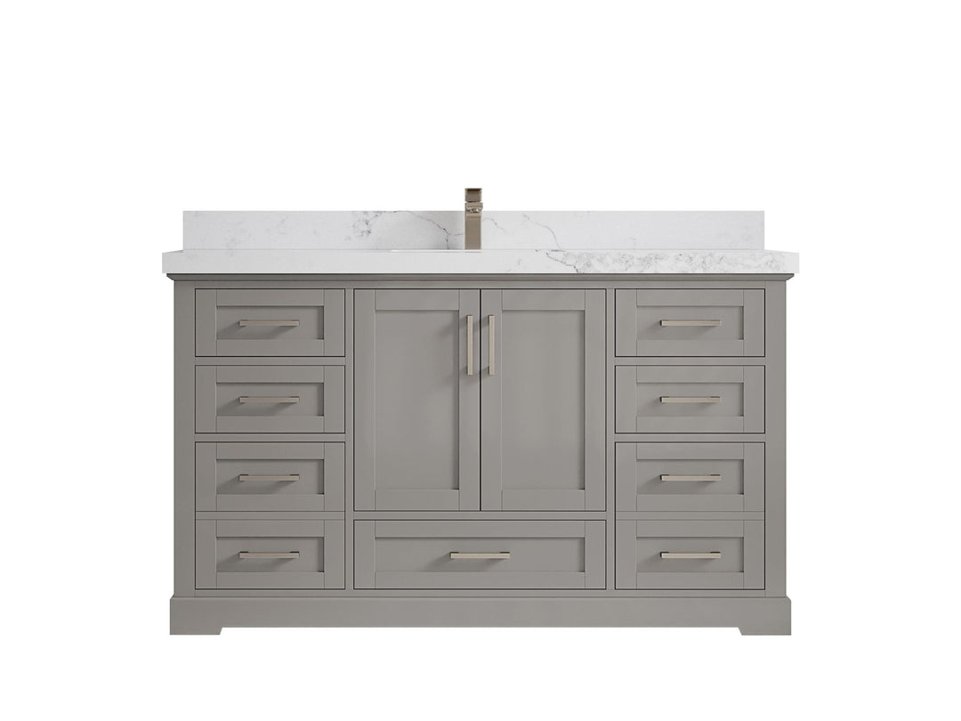 Boston 60 in. W x 22 in. D Single Sink Bathroom Vanity - Willow Bath and Vanity