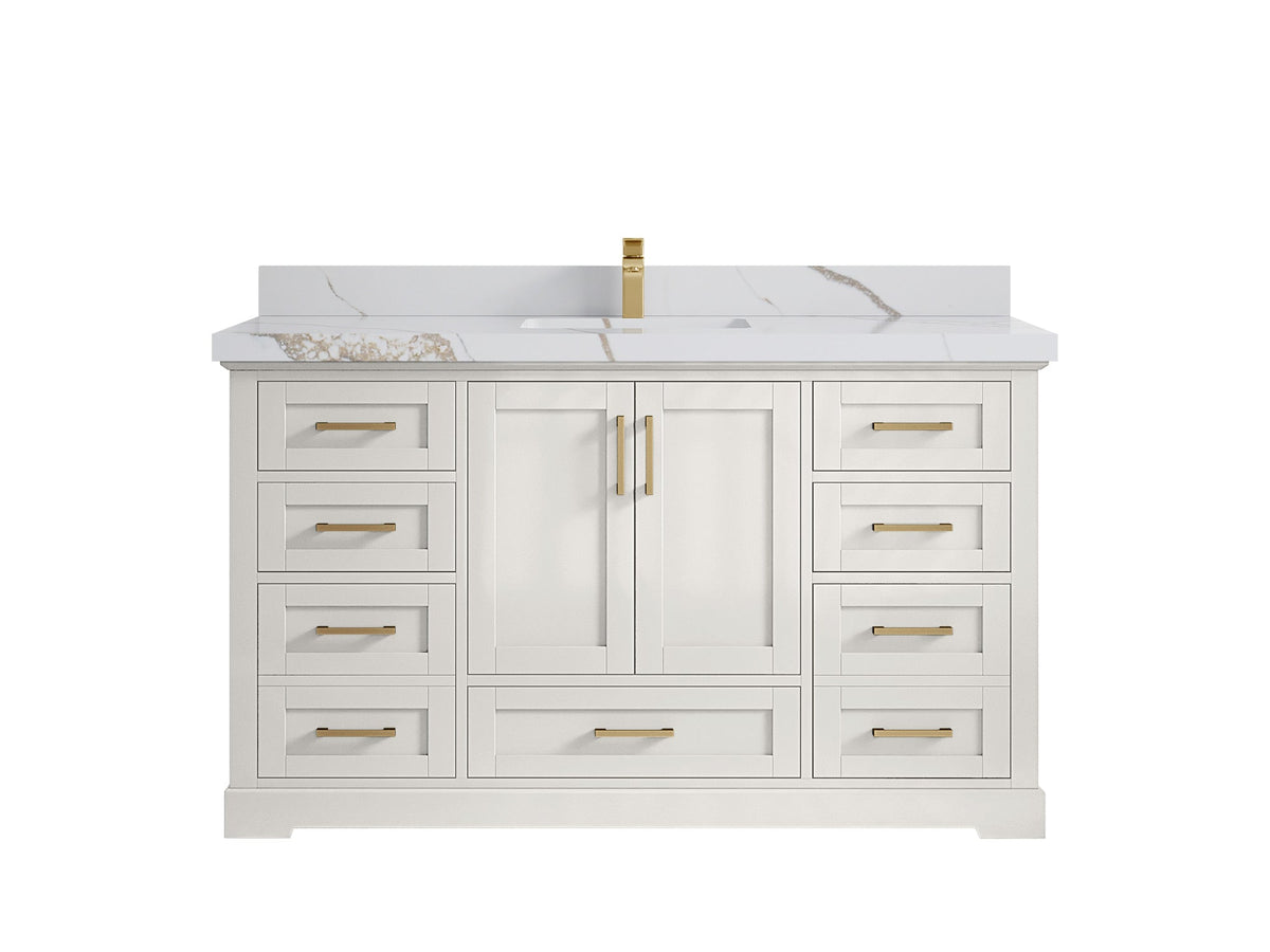 Boston 60 in. W x 22 in. D Single Sink Bathroom Vanity - Willow Bath and Vanity