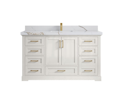 Boston 60 in. W x 22 in. D Single Sink Bathroom Vanity - Willow Bath and Vanity