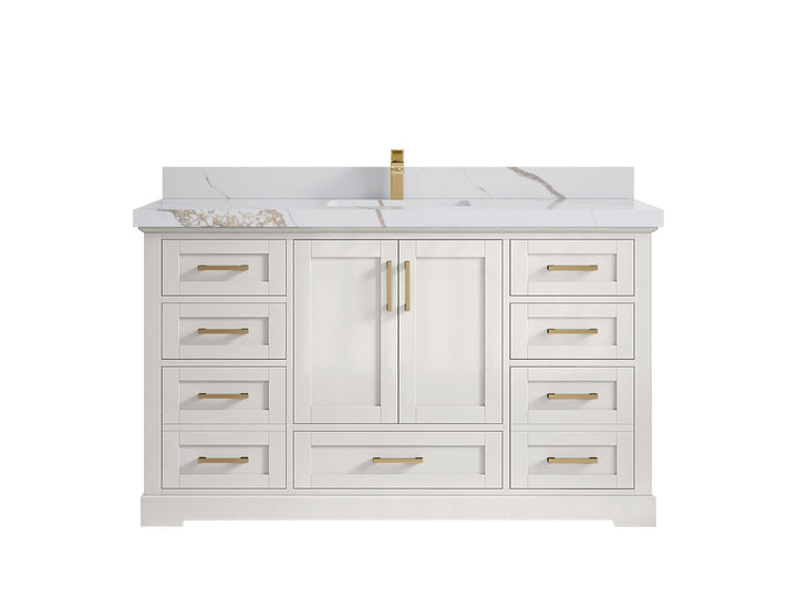 Boston 60 in. W x 22 in. D Single Sink Bathroom Vanity - photo 19
