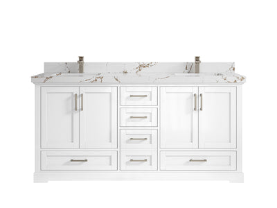 Boston 72 in. W x 22 in. D Double Sink Bathroom Vanity - Willow Bath and Vanity