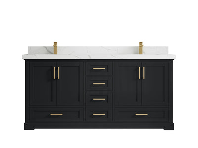 Boston 72 in. W x 22 in. D Double Sink Bathroom Vanity - Willow Bath and Vanity