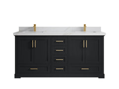 Boston 72 in. W x 22 in. D Double Sink Bathroom Vanity - photo 27
