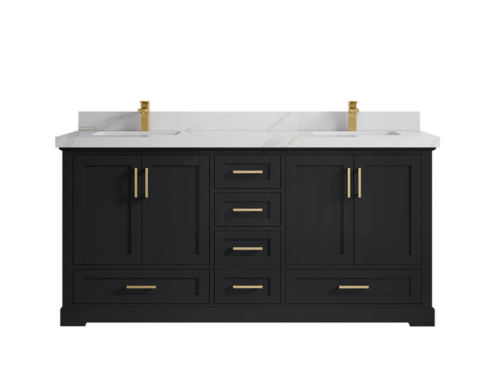 Boston 72 in. W x 22 in. D Double Sink Bathroom Vanity - photo 27