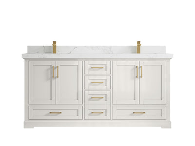 Boston 72 in. W x 22 in. D Double Sink Bathroom Vanity - Willow Bath and Vanity