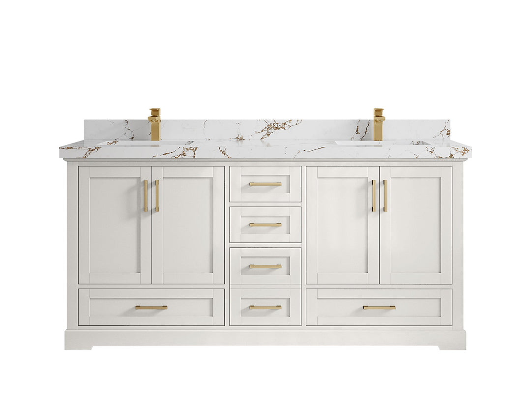 Boston 72 in. W x 22 in. D Double Sink Bathroom Vanity - Willow Bath and Vanity