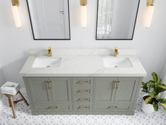 Boston 72 in. W x 22 in. D Double Sink Bathroom Vanity - photo 25