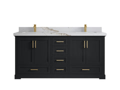 Boston 72 in. W x 22 in. D Double Sink Bathroom Vanity - photo 19
