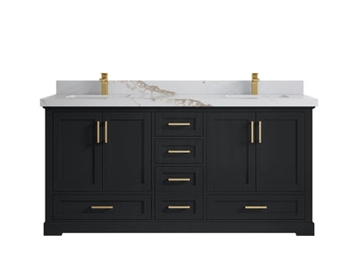Boston 72 in. W x 22 in. D Double Sink Bathroom Vanity - Willow Bath and Vanity