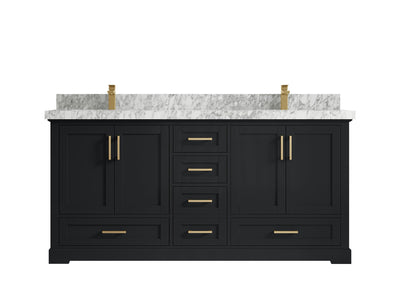 Boston 72 in. W x 22 in. D Double Sink Bathroom Vanity - Willow Bath and Vanity
