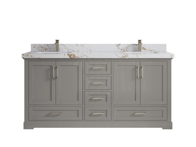 Boston 72 in. W x 22 in. D Double Sink Bathroom Vanity - Willow Bath and Vanity