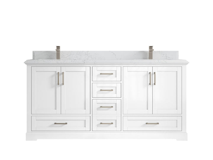 Boston 72 in. W x 22 in. D Double Sink Bathroom Vanity - photo 47
