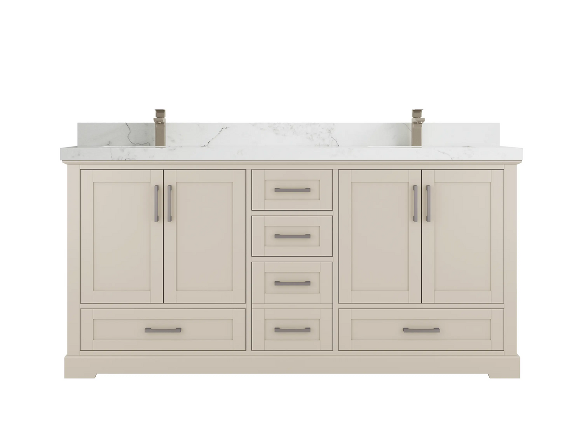 Boston 72 in. W x 22 in. D Double Sink Bathroom Vanity - Willow Bath and Vanity