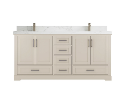 Boston 72 in. W x 22 in. D Double Sink Bathroom Vanity - Willow Bath and Vanity